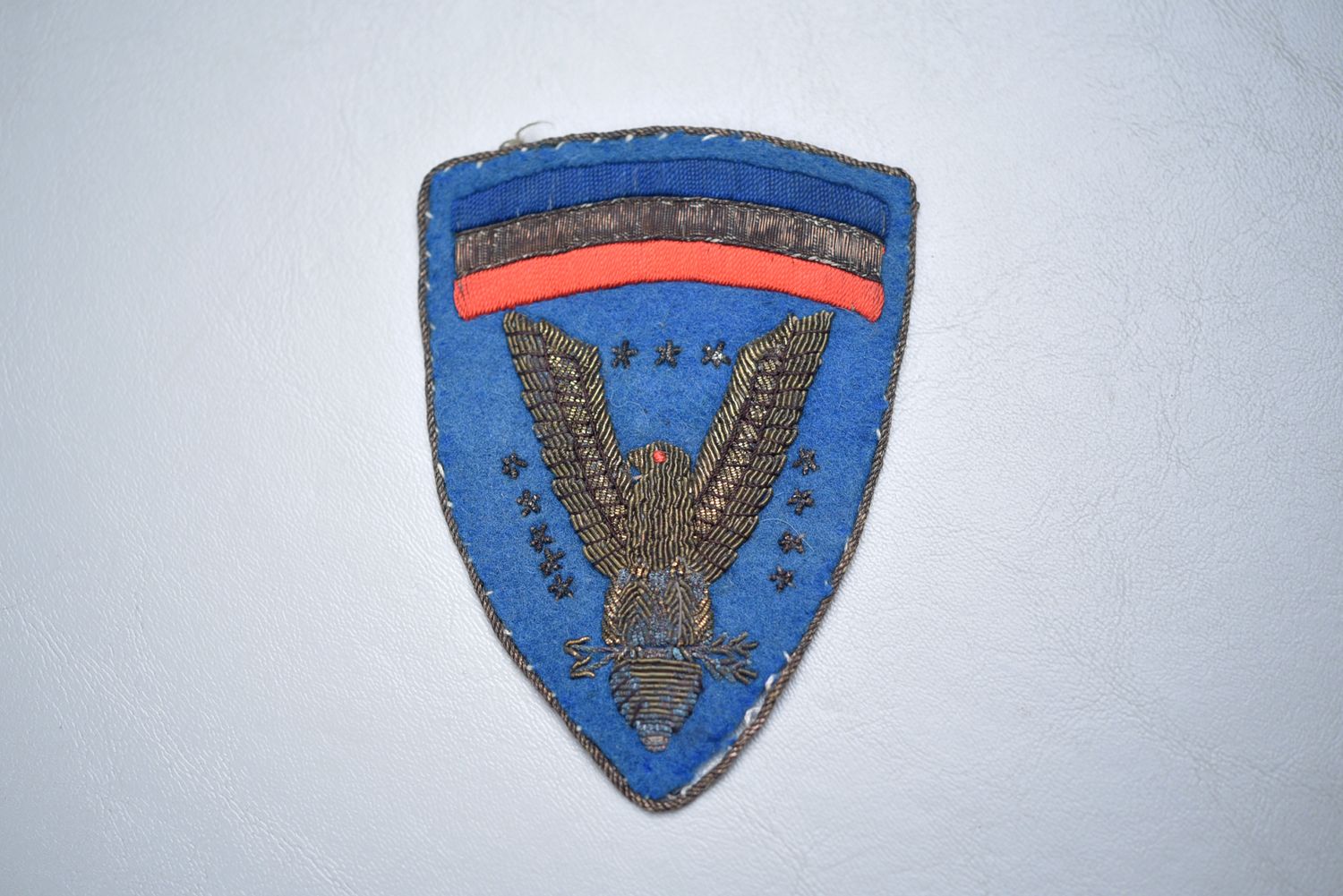 WWII U.S. HEADQUARTERS EUROPEAN THEATER OF OPERATIONS PATCH - BULLION