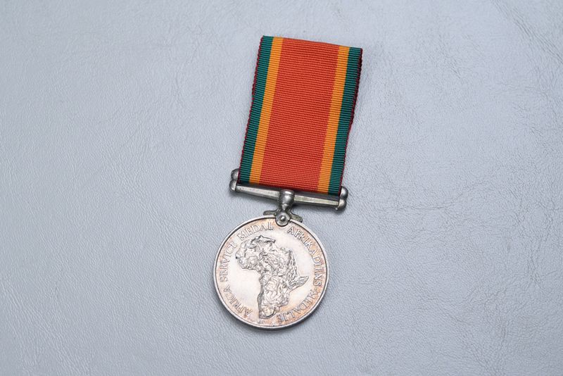WWII BRITISH SOUTH AFRICAN SERVICE MEDAL WWII BRITISH SOUTH AFRICAN SERVICE MEDAL