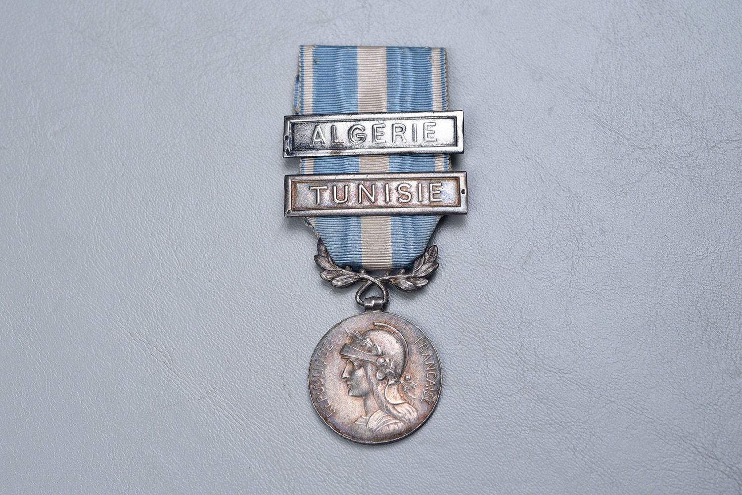 PRE-WWI FRENCH COLONIAL MEDAL w/ TWO BARS
