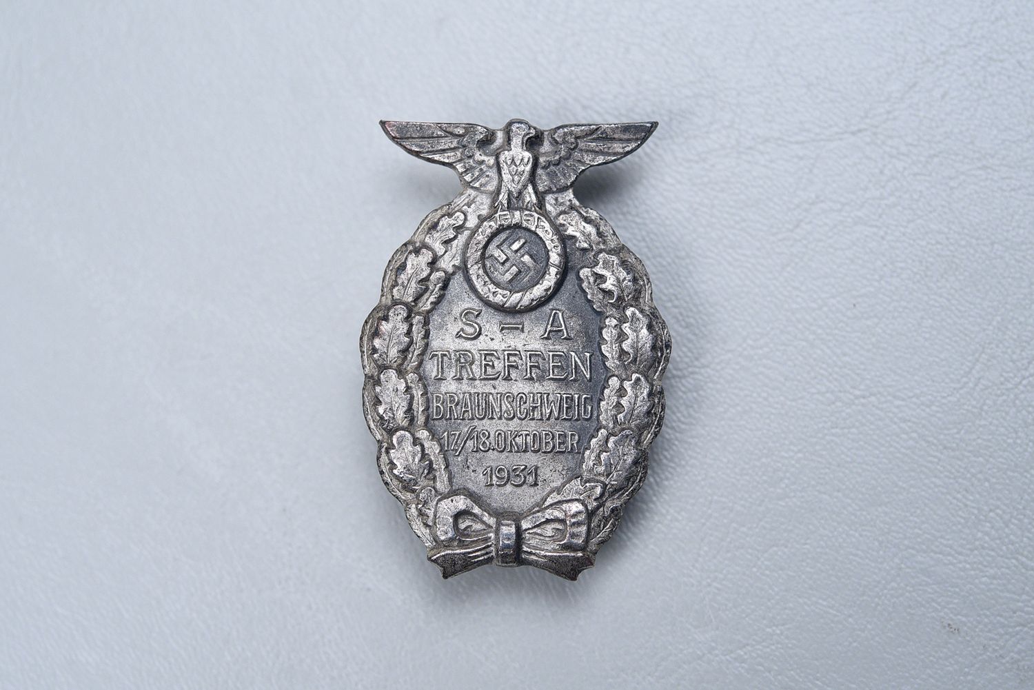 WWII GERMAN 1931 SA BRAUNSCHWEIG BADGE