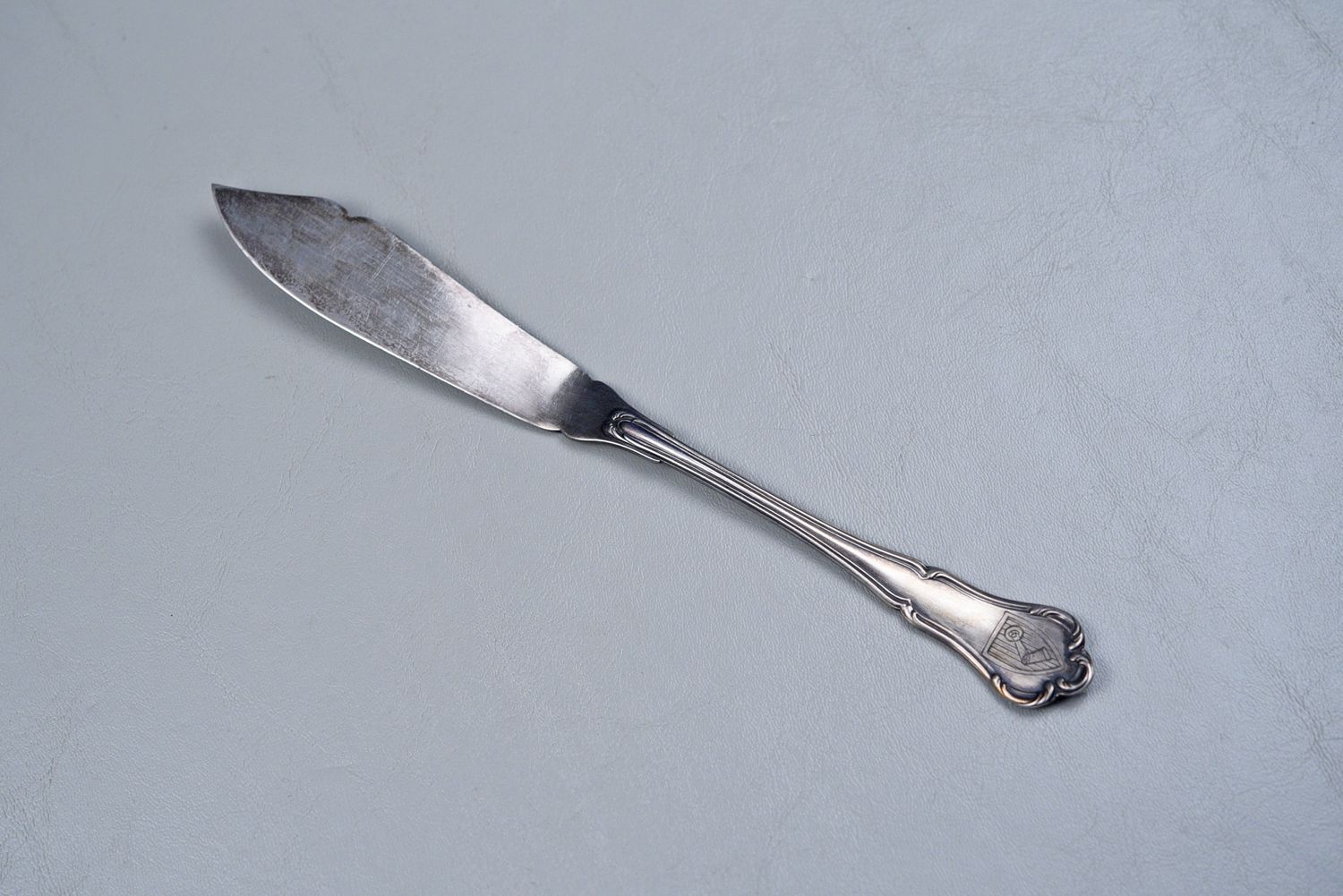 WWII GERMAN HERMANN GÖRING SILVER BUTTER KNIFE – FORMAL SETTING