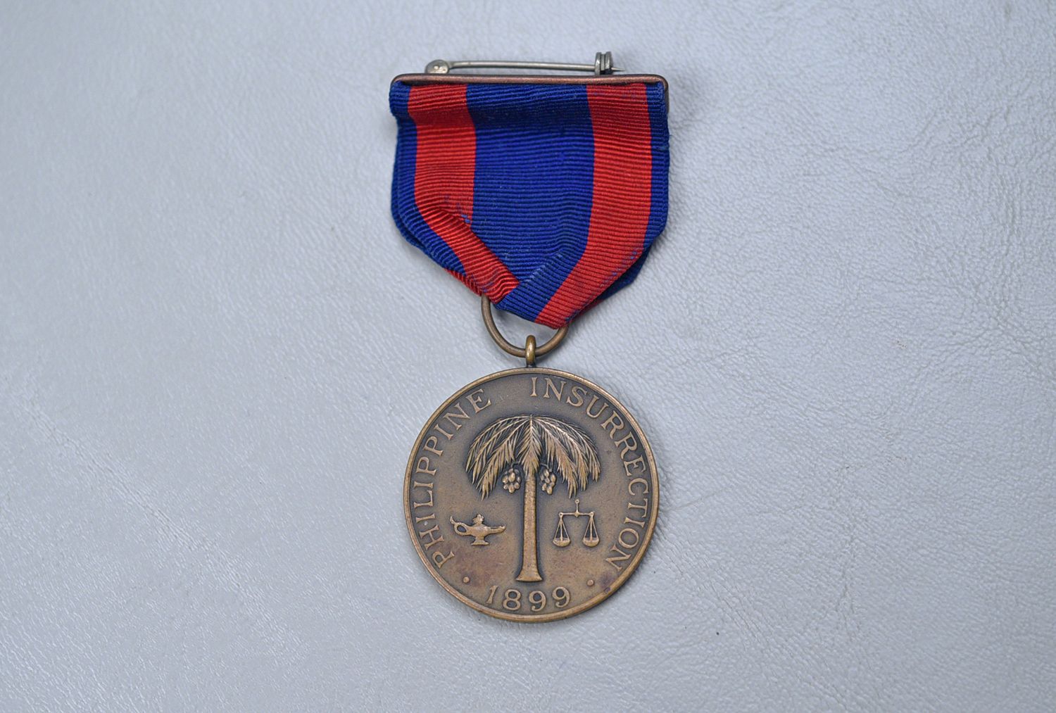 SPANISH AMERICAN WAR PHILIPPINE INSURRECTION MEDAL - NUMBERED &amp; IDENTIFIED