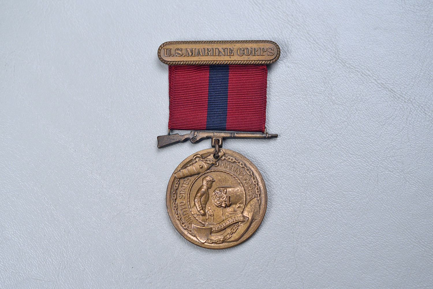 post-WWI U.S. MARINE CORPS GOOD CONDUCT MEDAL 1919 - 1921 w/ENGRAVED NAME