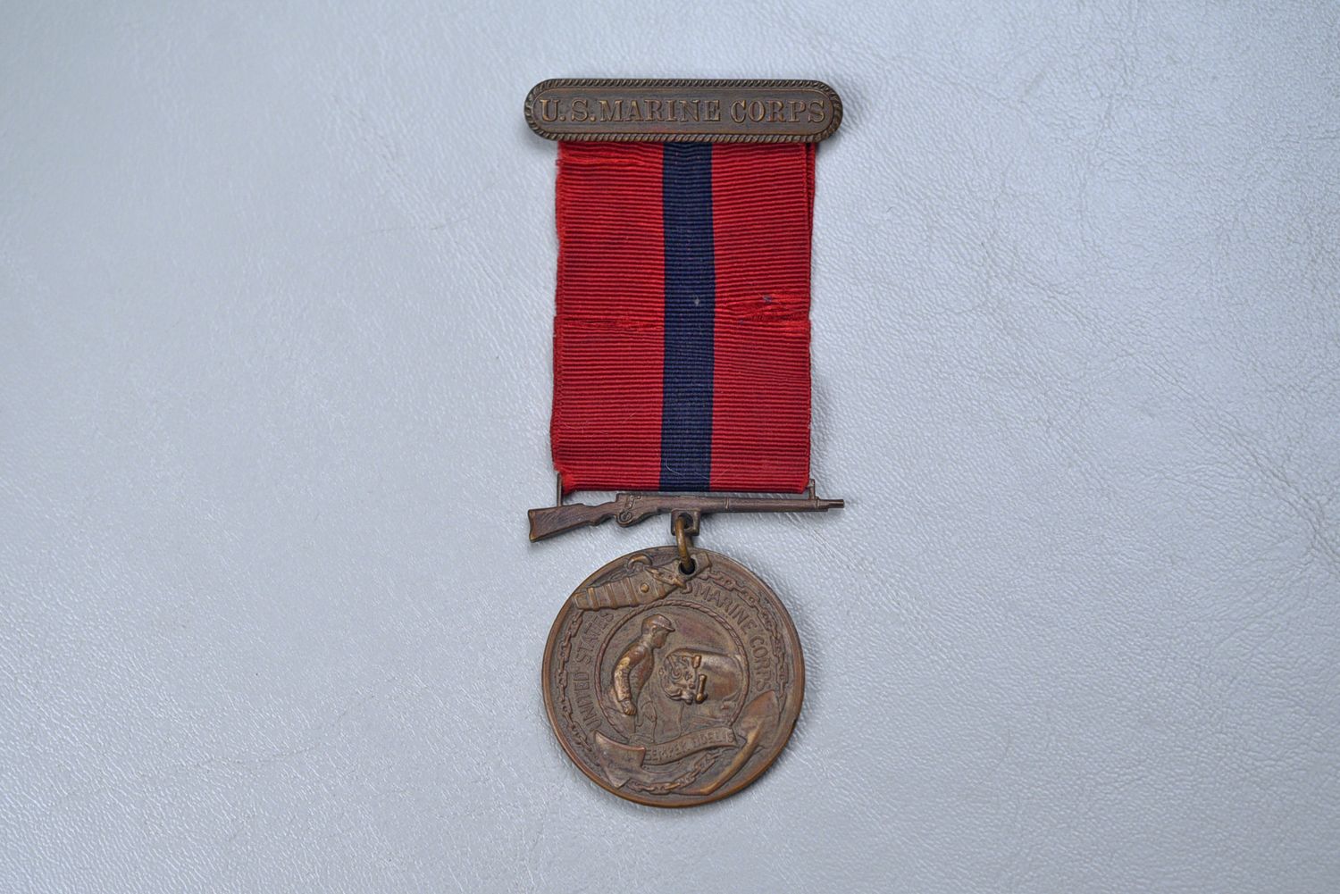 WWI U.S. MARINE CORPS GOOD CONDUCT MEDAL 1911 w/ENGRAVED NAME