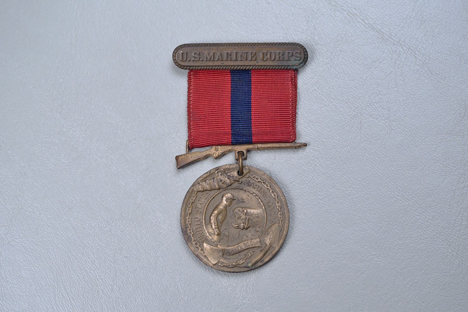 WWII U.S. MARINE CORPS GOOD CONDUCT MEDAL 1940-1944 - NAMED