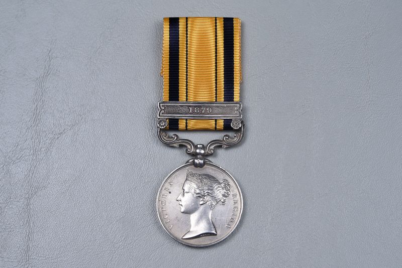 BRITISH VICTORIAN SOUTH AFRICA 1877-1879 SERVICE MEDAL TO THE 24th FOOT - ZULU WAR BRITISH VICTORIAN SOUTH AFRICA 1877-1879 SERVICE MEDAL TO THE 24th FOOT - ZULU WAR