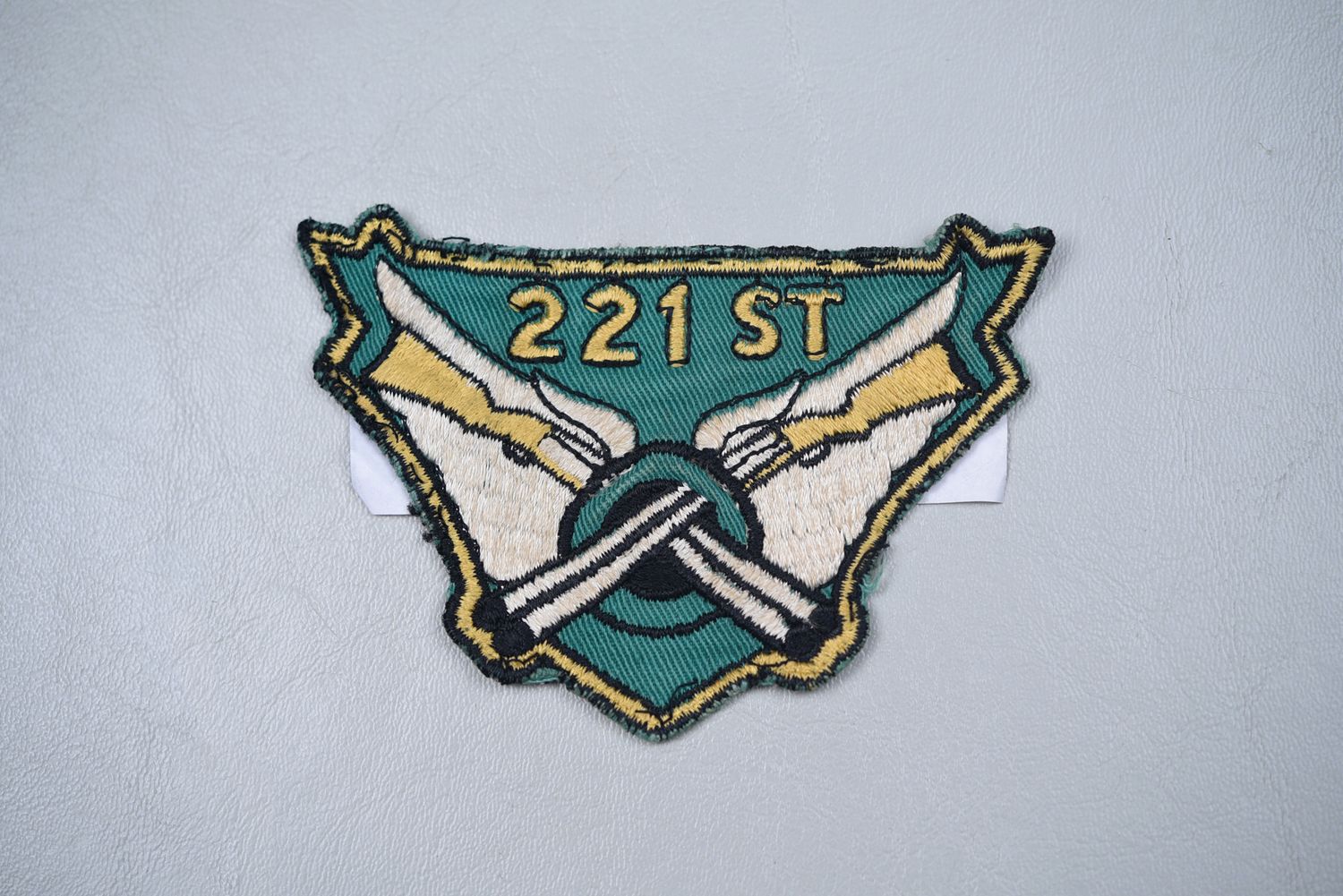 VIETNAM WAR U.S. ARMY 221st AVIATION RECON PATCH - VIETNAMESE MADE w/NOTE
