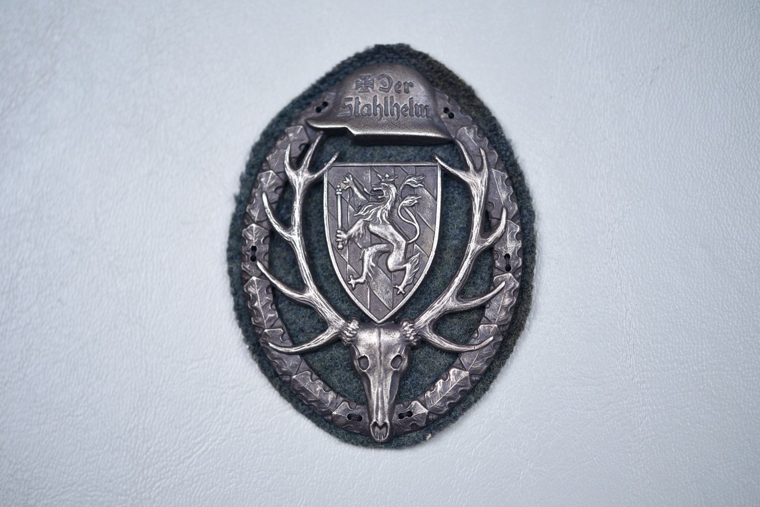 GERMAN FREIKORPS BAVARIAN STAHLHELM HUNTING ASSOCIATION SHOULDER INSIGNIA