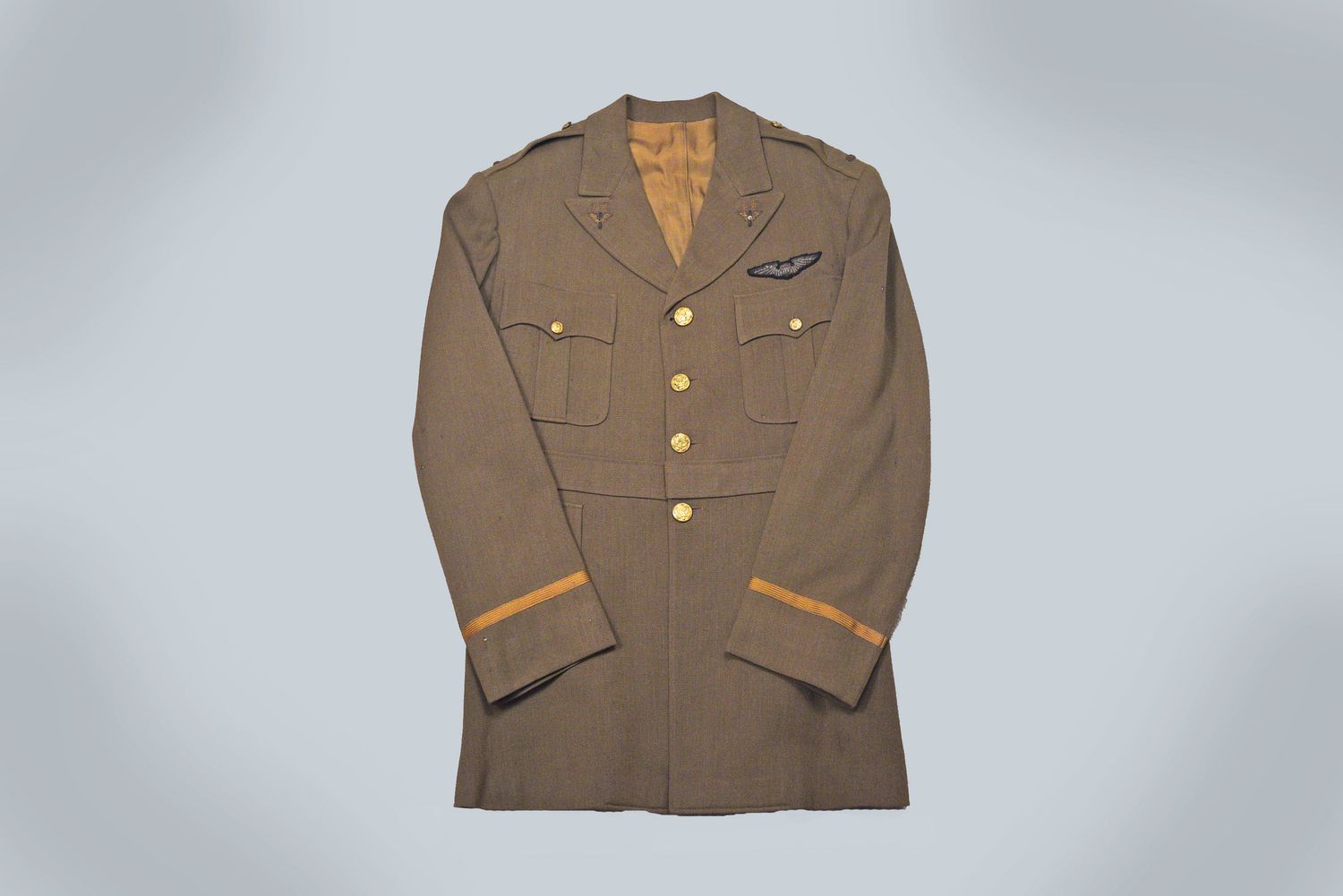 pre-WWII U.S. ARMY AIR CORPS PILOT&#39;S UNIFORM COAT w/DIRECT EMBROIDERED INSIGNIA