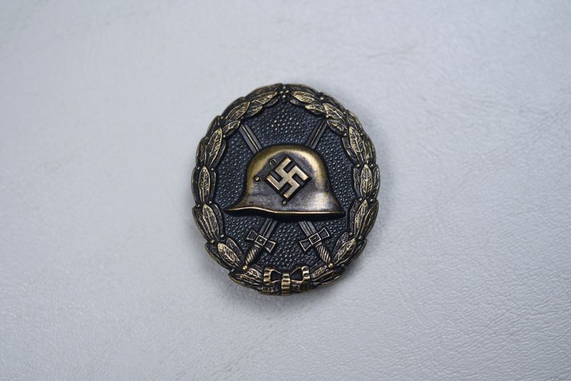 WWII GERMAN MODEL 1936 ‘SPANISH’ WOUND BADGE IN BLACK WWII GERMAN MODEL 1936 ‘SPANISH’ WOUND BADGE IN BLACK