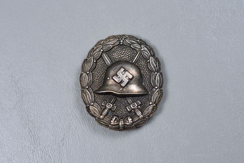 WWII GERMAN MODEL 1936 'SPANISH' WOUND BADGE IN SILVER WWII GERMAN MODEL 1936 'SPANISH' WOUND BADGE IN SILVER