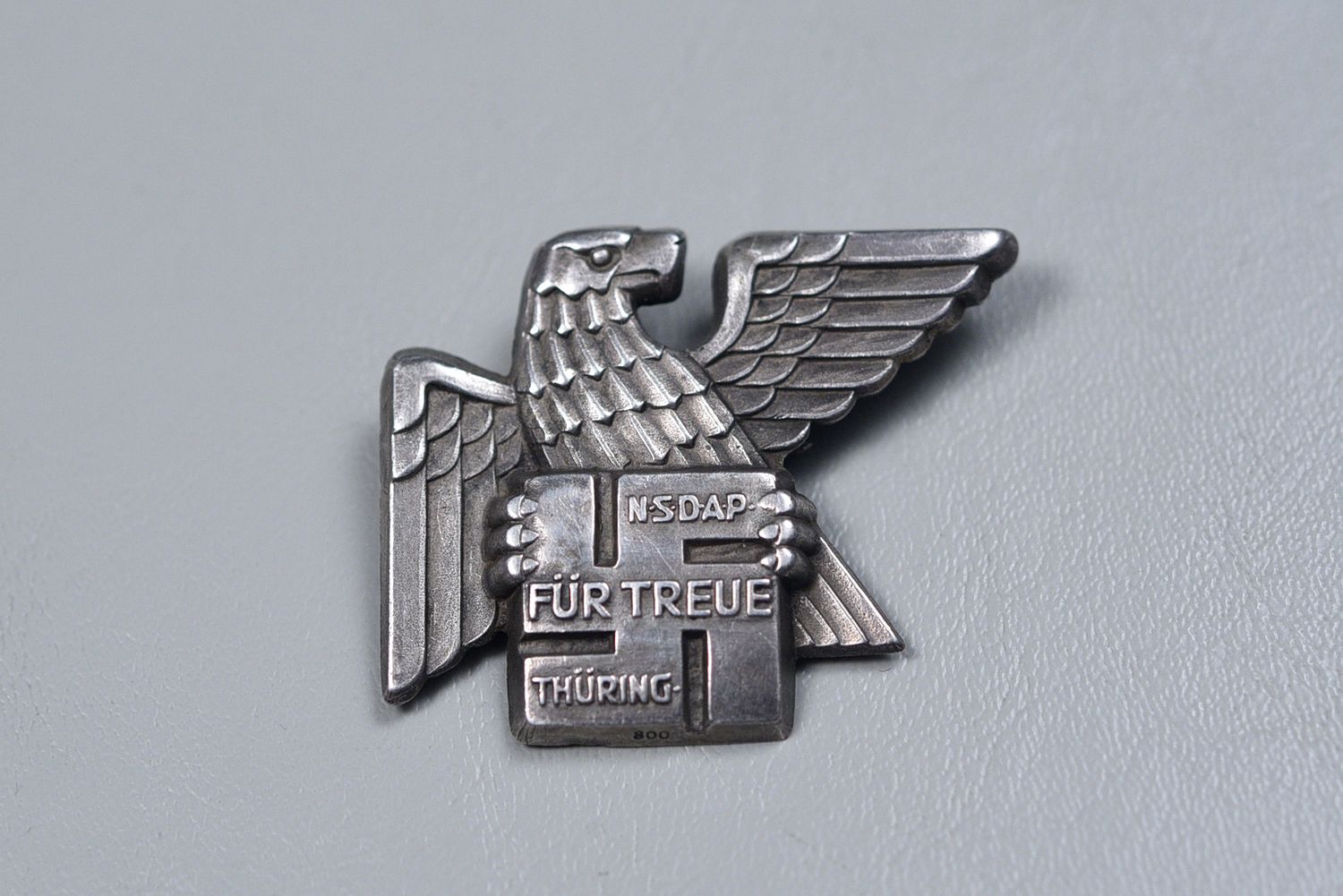 WWII GERMAN NSDAP THÜRINGIA GAU BADGE - NUMBERED