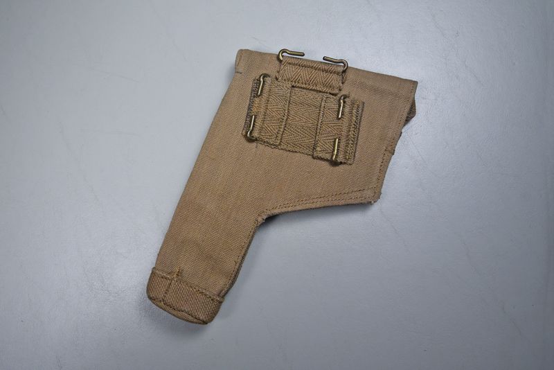 WWII WEBLEY CANVAS HOLSTER DATED 1943 – NEAR MINT