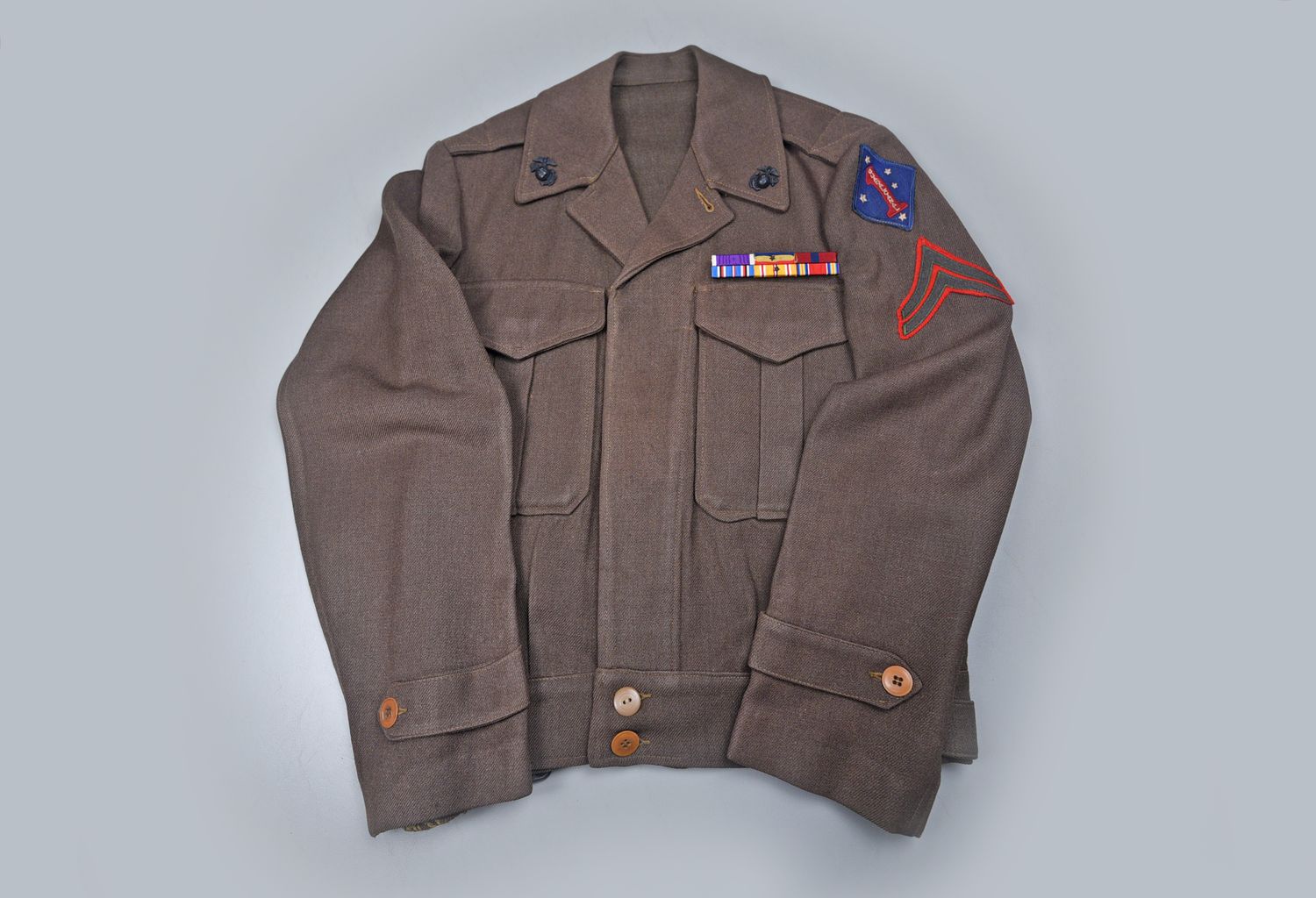 WWII U.S. MARINE CORPS 1st MAR. DIV. VANDERGRIFT JACKET - AUSTRALIAN MADE