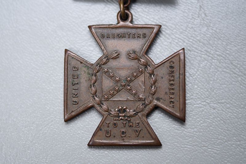 CIVIL WAR SOUTHERN CROSS OF HONOR TO 4th VIRGINIA - WIA GETTYSBURG 3 JULY 1863