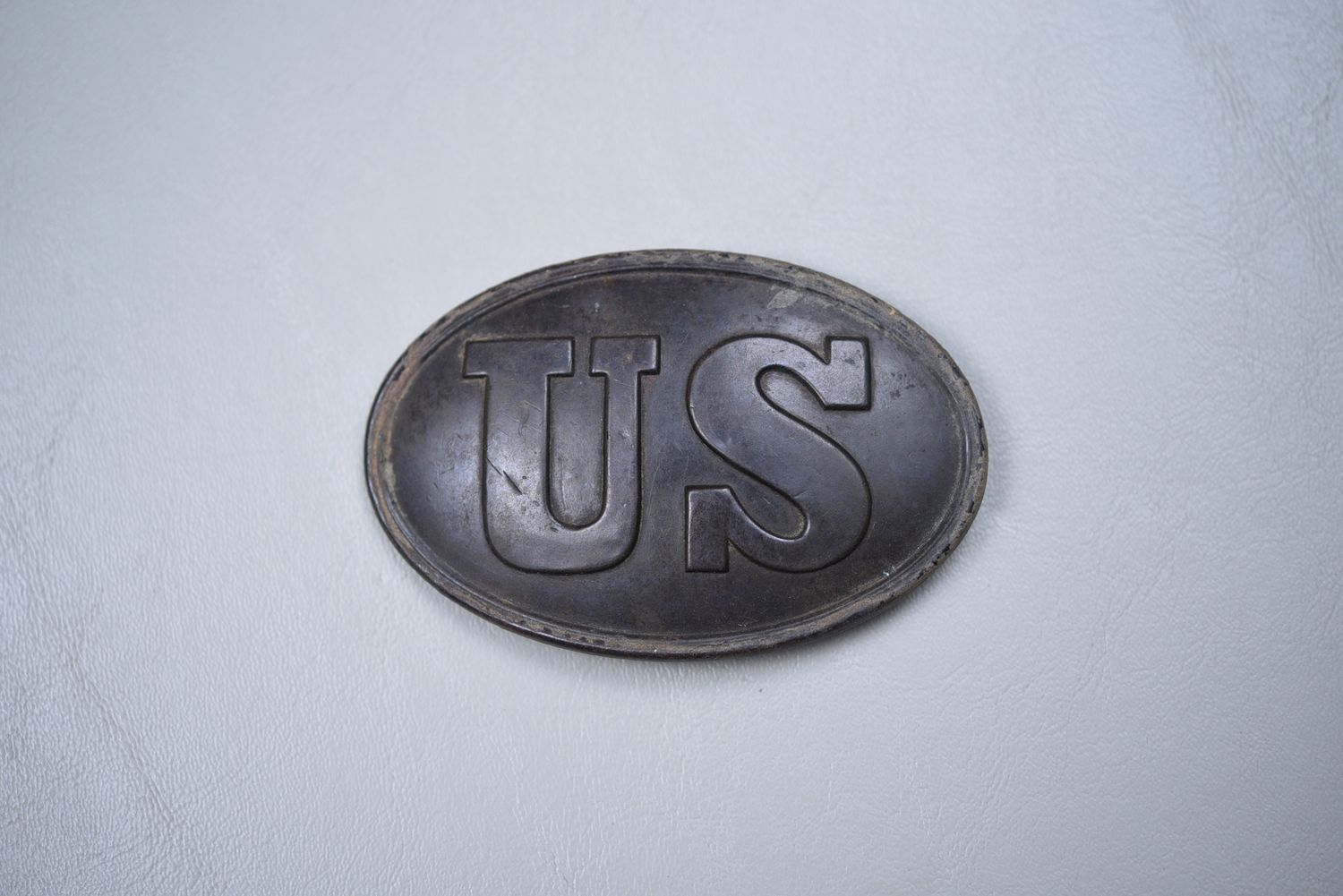 CIVIL WAR U.S. OVAL BELT BUCKLE – RECOVERED CHANCELLORSVILLE, VA