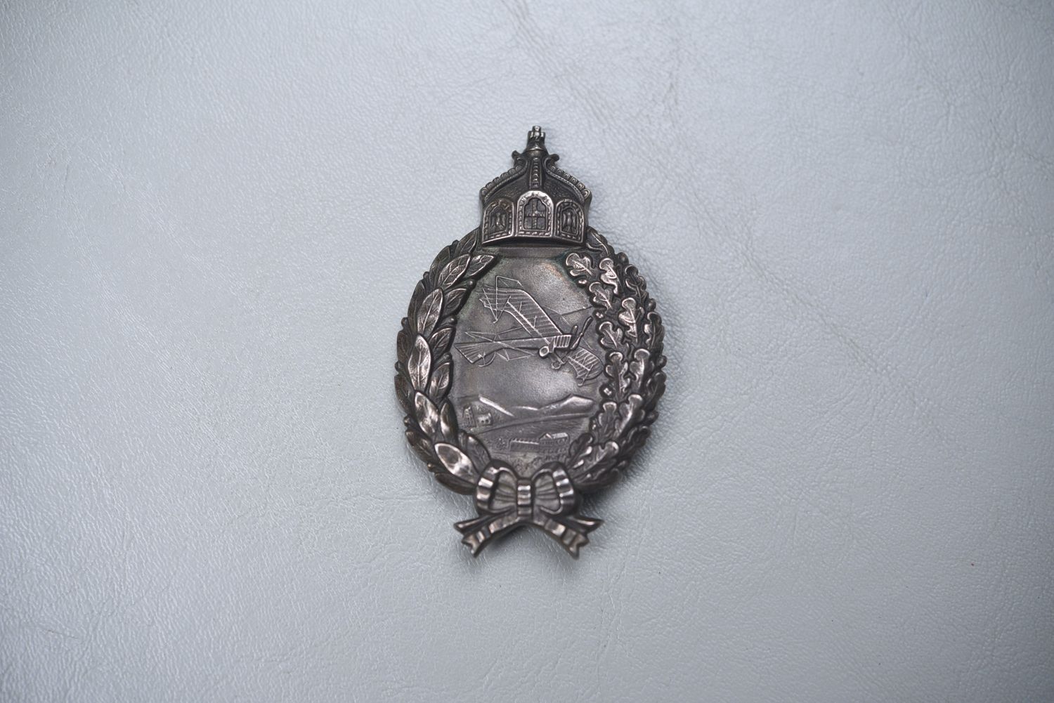WWI GERMAN PRUSSIAN PILOT BADGE - MARKED 800