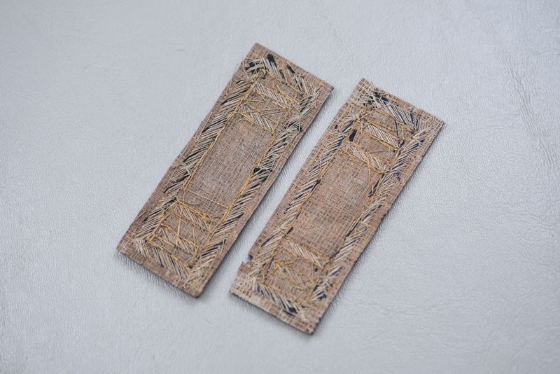CIVIL WAR CAVALRY CAPTAIN'S SHOULDER STRAP PAIR