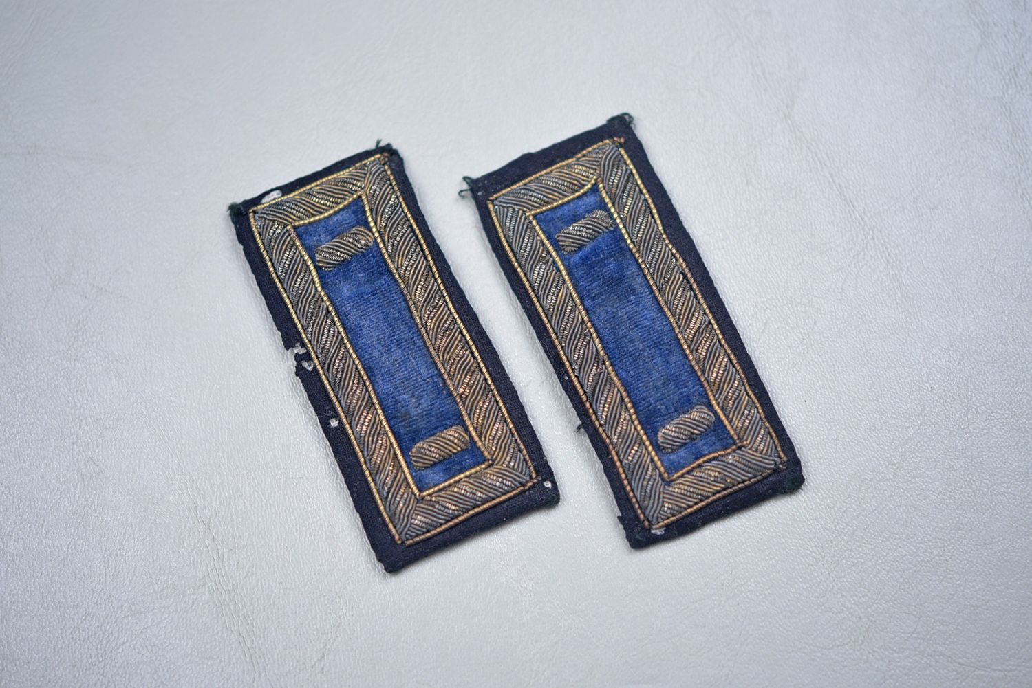 CIVIL WAR LIEUTENANT OF INFANTRY SHOULDER STRAP PAIR
