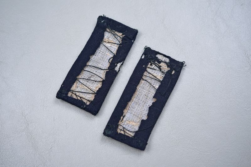 CIVIL WAR LIEUTENANT OF INFANTRY SHOULDER STRAP PAIR
