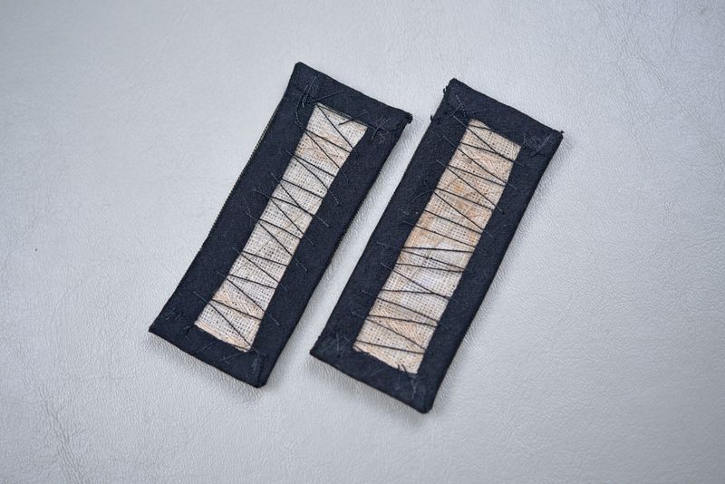 CIVIL WAR LIEUTENANT OF ARTILLERY SHOULDER STRAP PAIR