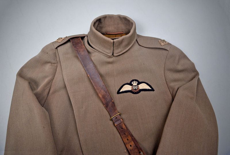 WWI BRITISH RAF MATERNITY BLOUSE UNIFORM w/SAM BROWN BELT