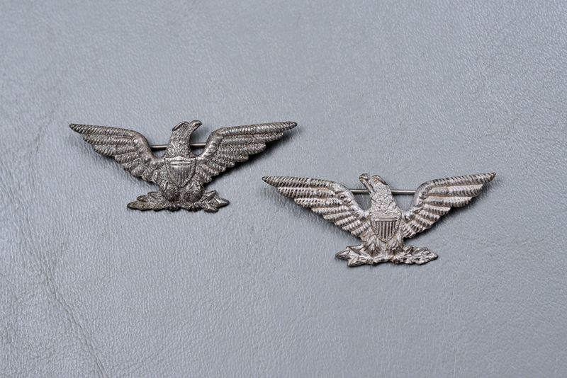 SPANISH AMERICAN WAR ERA U.S. ARMY COLONEL’S WAR EAGLE RANK INSIGNIA - SHOULDER