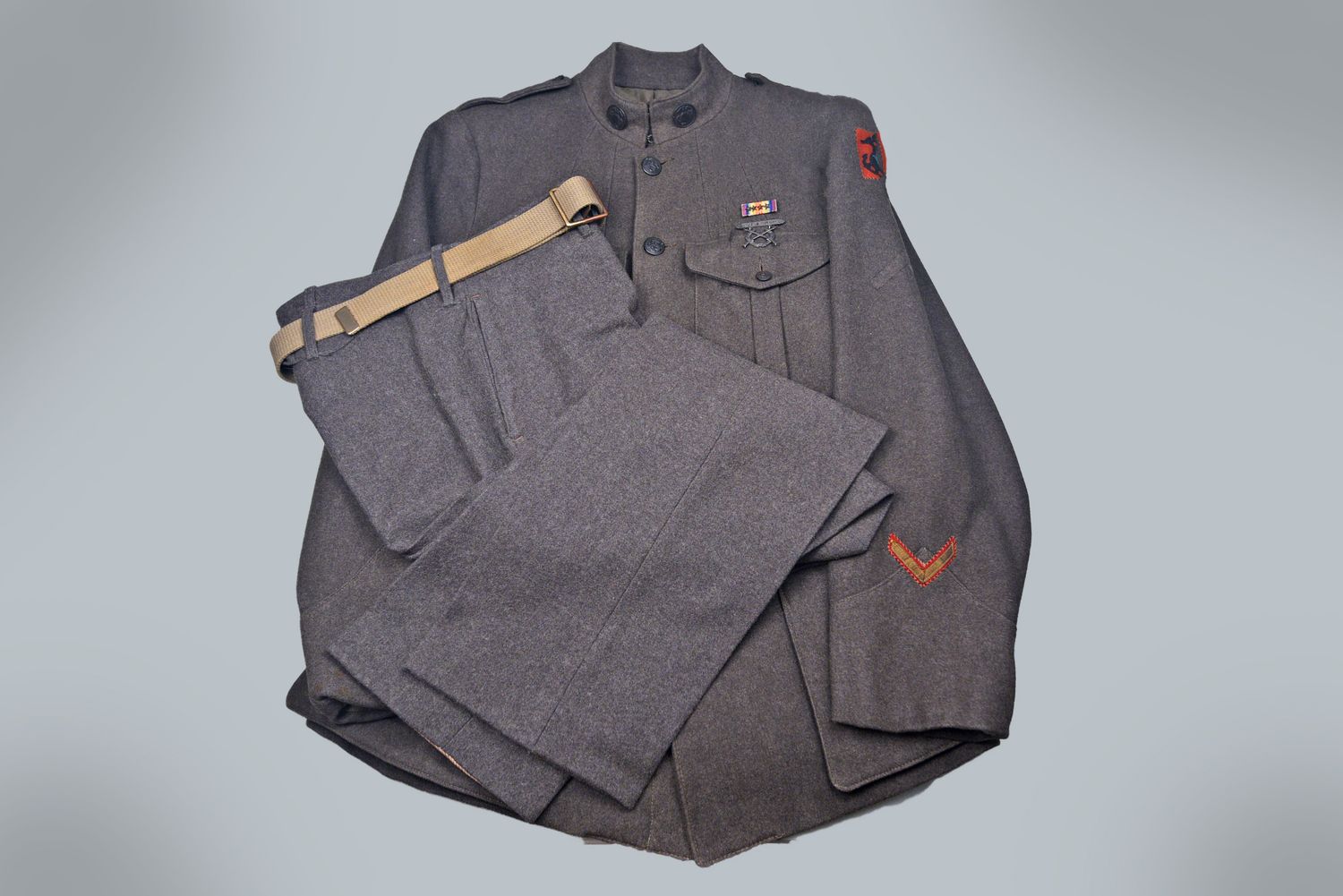 WWI U.S. MARINE CORPS ENLISTED 5th MARINE BRIGADE JACKET &amp; TROUSER SET