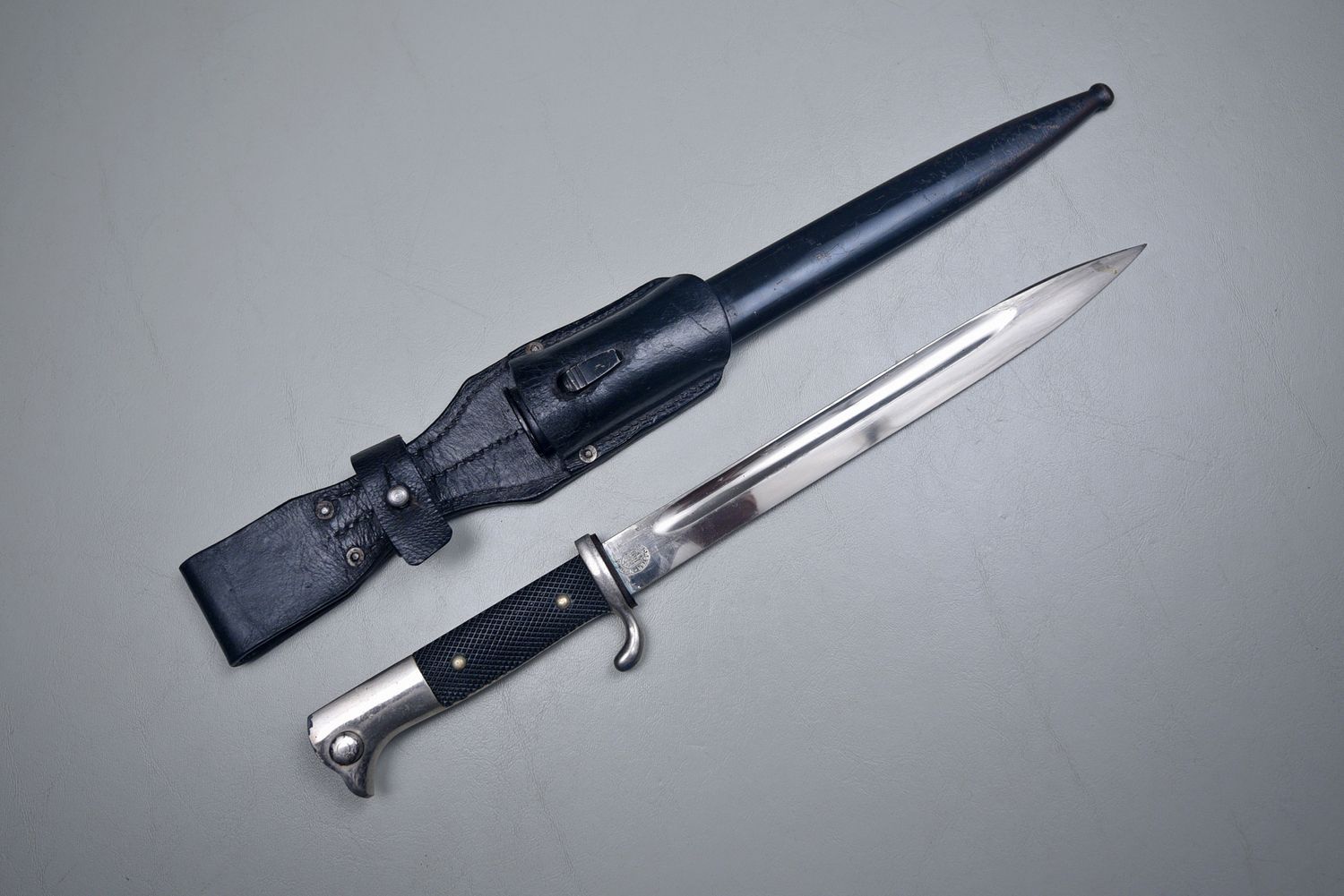 WWII GERMAN DRESS BAYONET BY HORSTER w/FROG