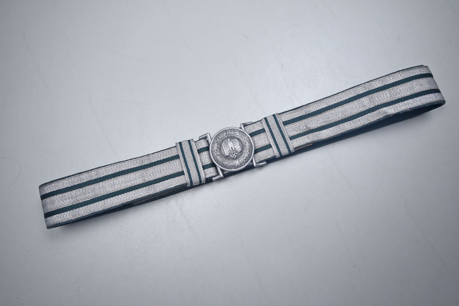 WWII GERMAN ARMY OFFICER BROCADE BELT W/BUCKLE