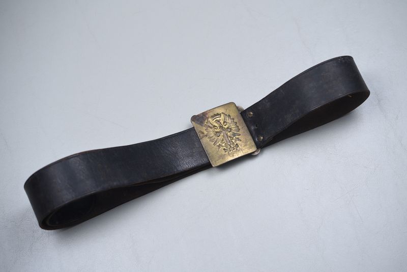 1936 SPANISH CIVIL WAR ENLISTED BUCKLE & BELT 1936 SPANISH CIVIL WAR ENLISTED BUCKLE & BELT