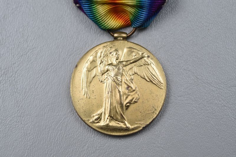 WWI BRITISH VICTORY MEDAL TO 58th CANADIAN INFANTRY
