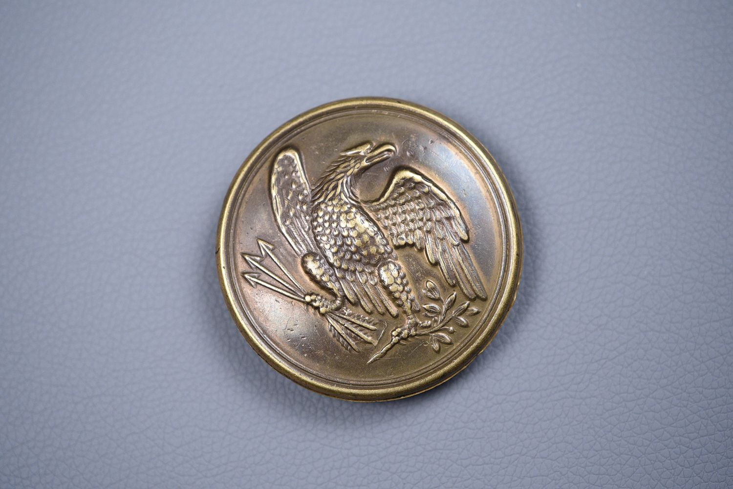 CIVIL WAR FEDERAL EAGLE BREAST PLATE - PERFECT, NON-EXCAVATED