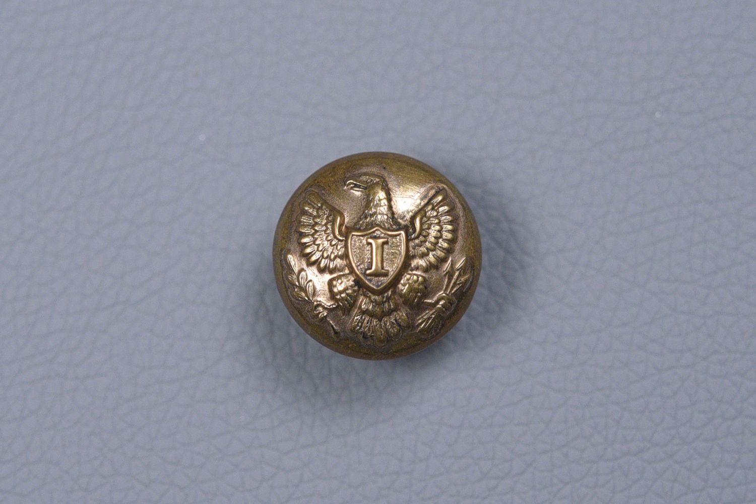 CIVIL WAR OFFICER EAGLE &#39;I&#39; COAT BUTTON – 22mm