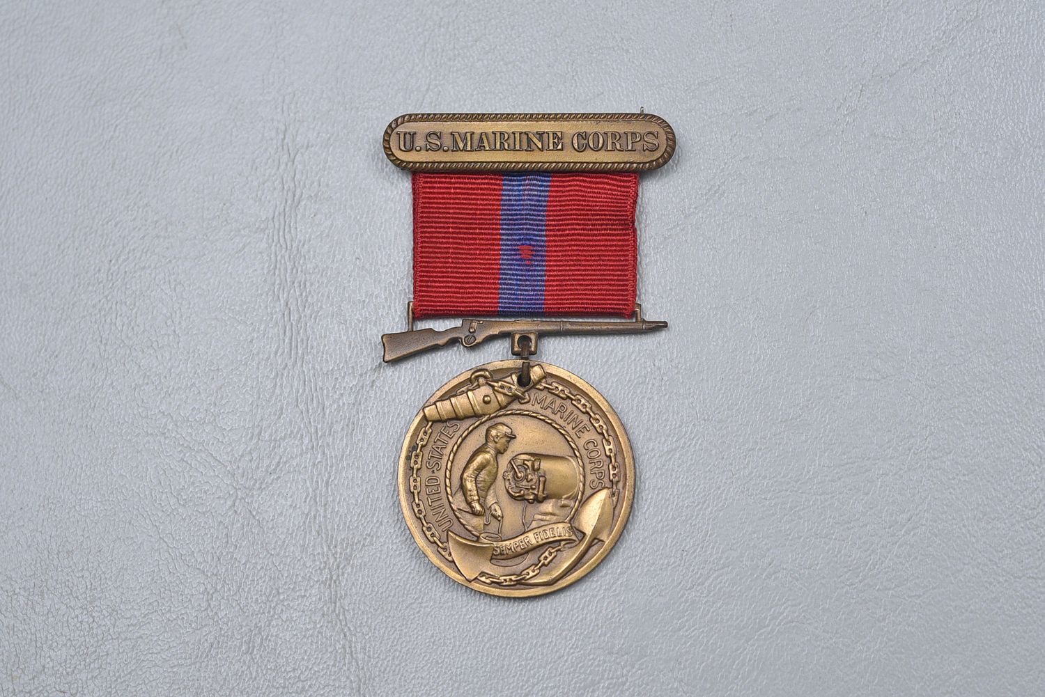 WWI U.S. MARINE CORPS GOOD CONDUCT MEDAL 1917-1921 - NAMED