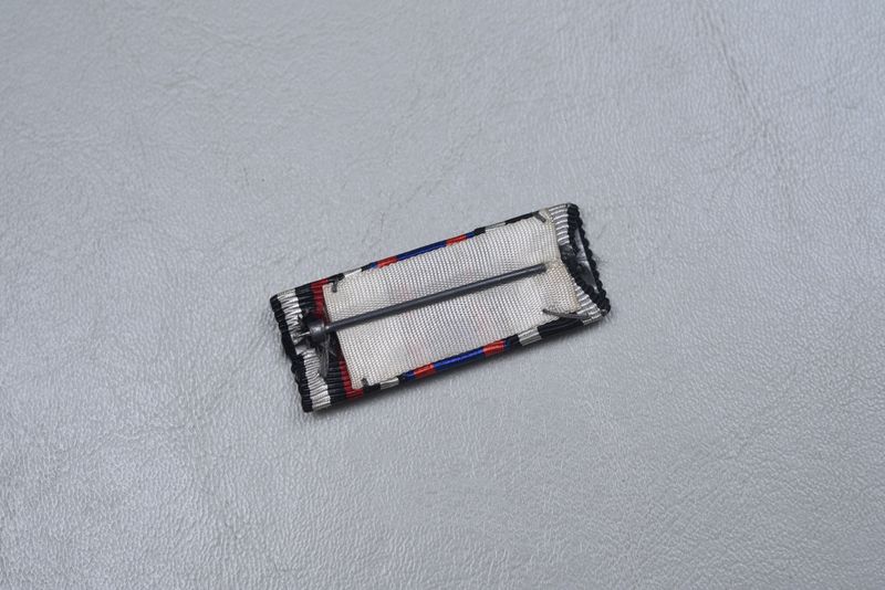 WWI GERMAN 1914 IRON CROSS/FA CROSS 3-PLACE RIBBON BAR - 15mm RIBBONS