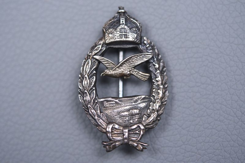 WWI IMPERIAL GERMAN PRUSSIAN COMMEMORATIVE PILOT'S BADGE - PRINTZEN