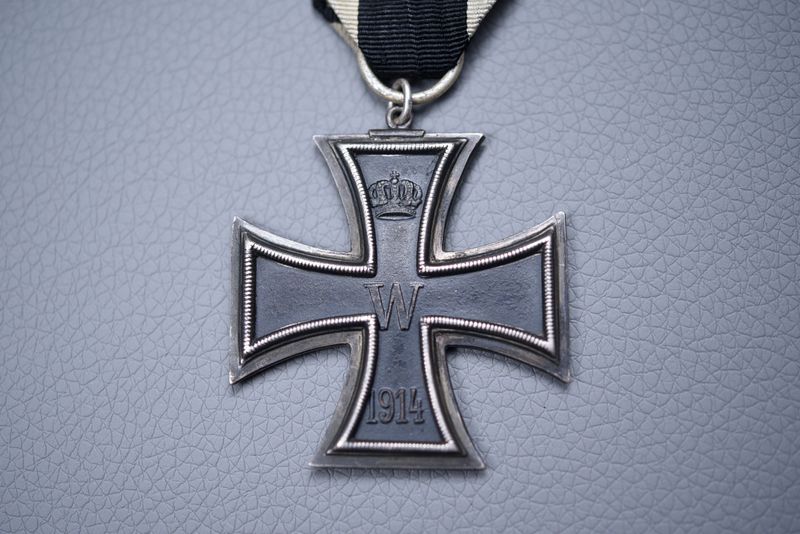 WWI GERMAN 1914 IRON CROSS 2nd CLASS ON RIBBON