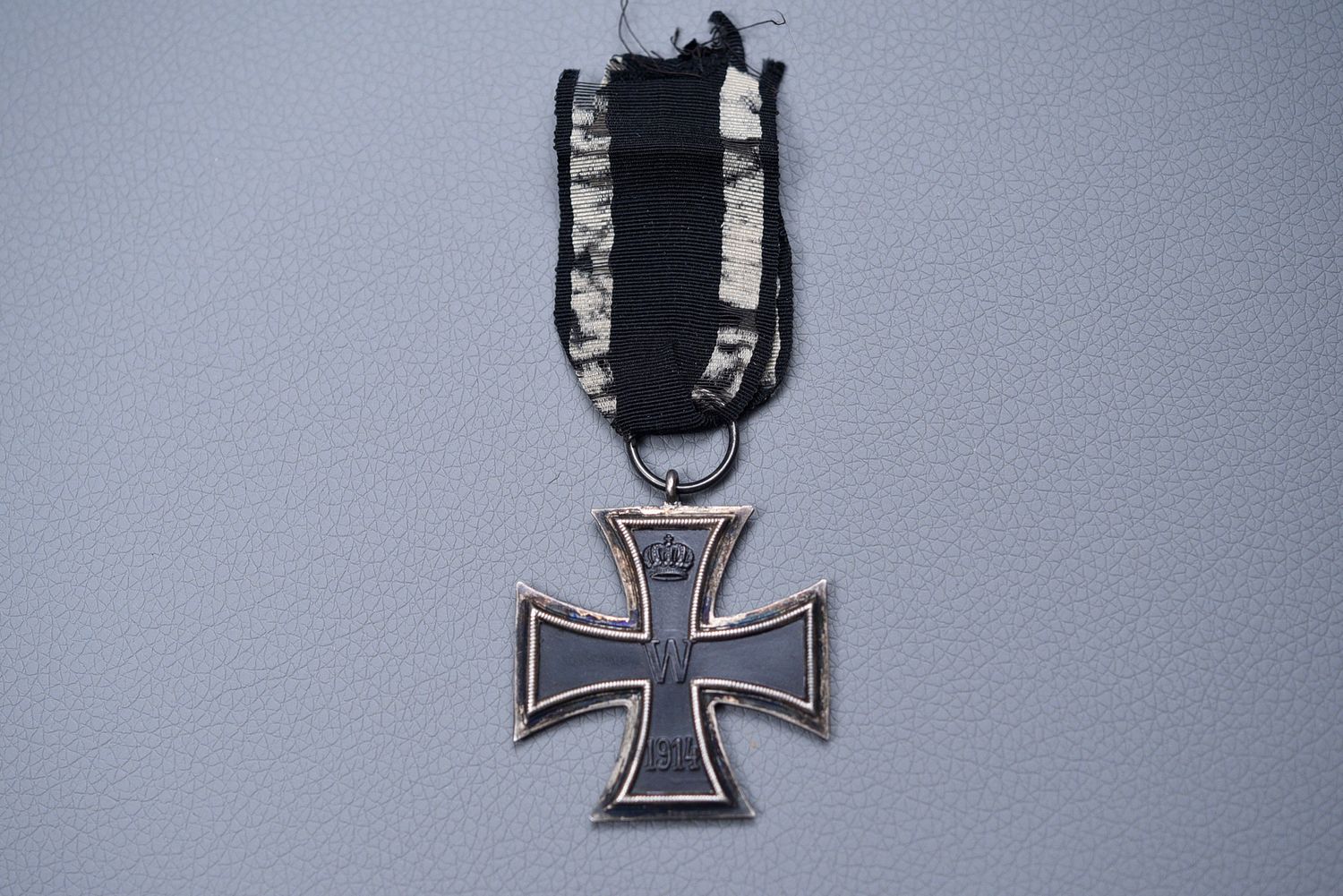 WWI GERMAN 1914 IRON CROSS 2nd CLASS ON RIBBON – MARKED ‘KO’     