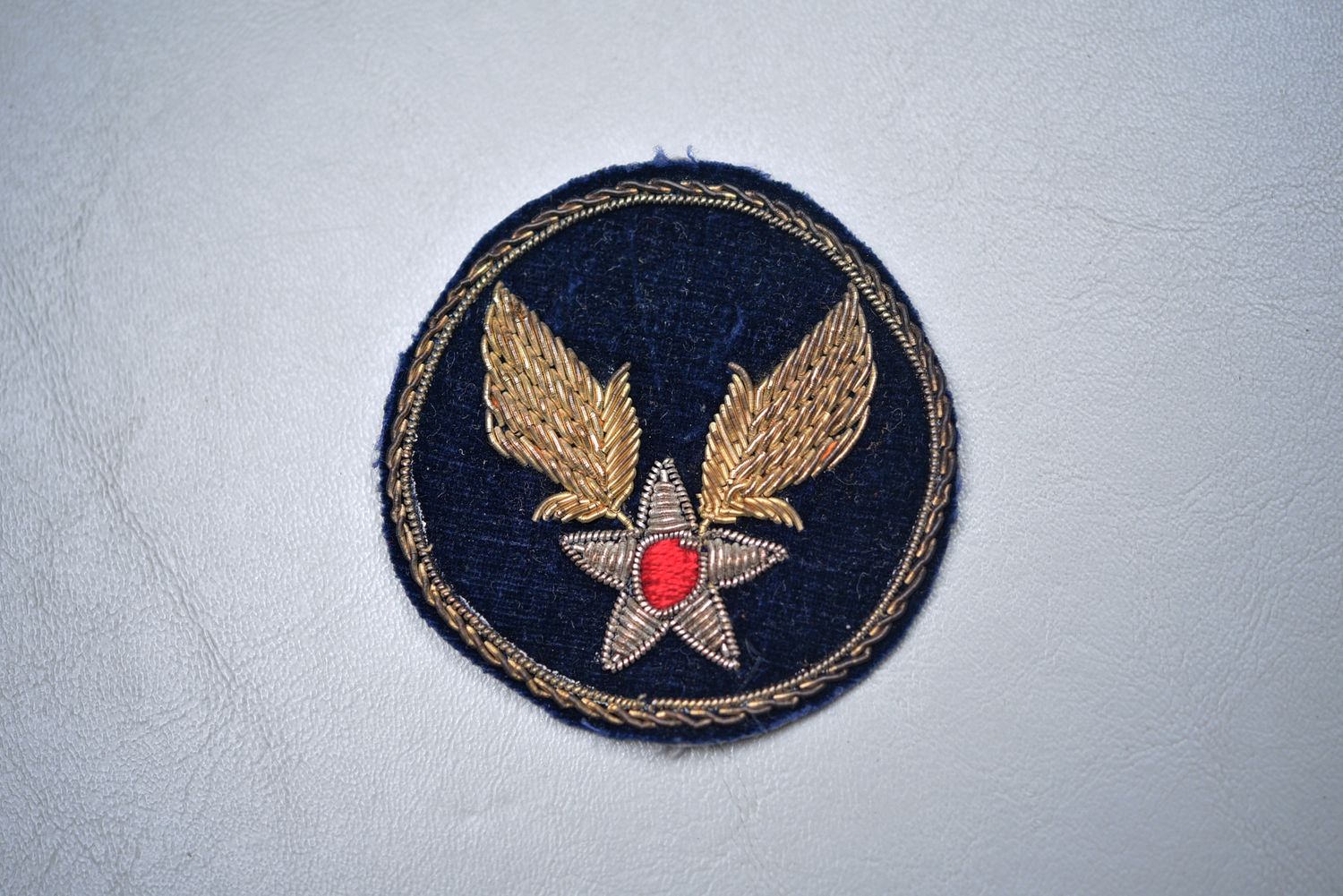 WWII U.S. ARMY AIR FORCE HEADQUARTERS PATCH - THEATER MADE BULLION #2