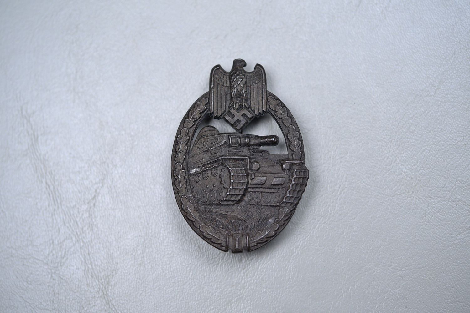 WWII GERMAN PANZER ASSAULT BADGE IN BRONZE BY FLL WWII GERMAN PANZER ASSAULT BADGE IN BRONZE BY FLL