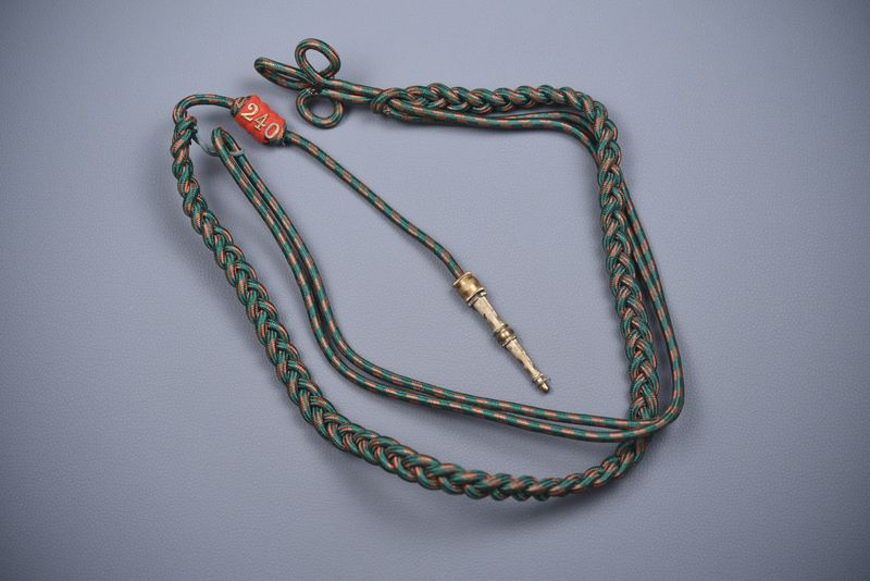 WWI FRENCH FOURRAGERE NUMBERED TO THE 240th REGIMENT WWI FRENCH FOURRAGERE NUMBERED TO THE 240th REGIMENT