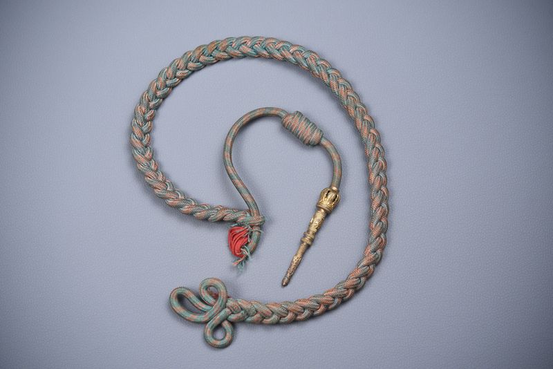 WWI FRENCH FOURRAGERE w/DELUXE FINIAL WWI FRENCH FOURRAGERE w/DELUXE FINIAL