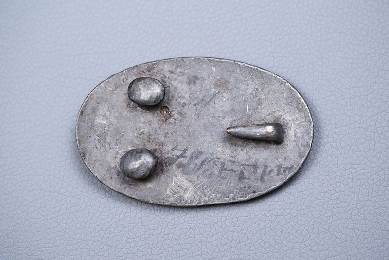 CIVIL WAR OVAL US BUCKLE w/PUPPY PAW HOOKS - NON DUG