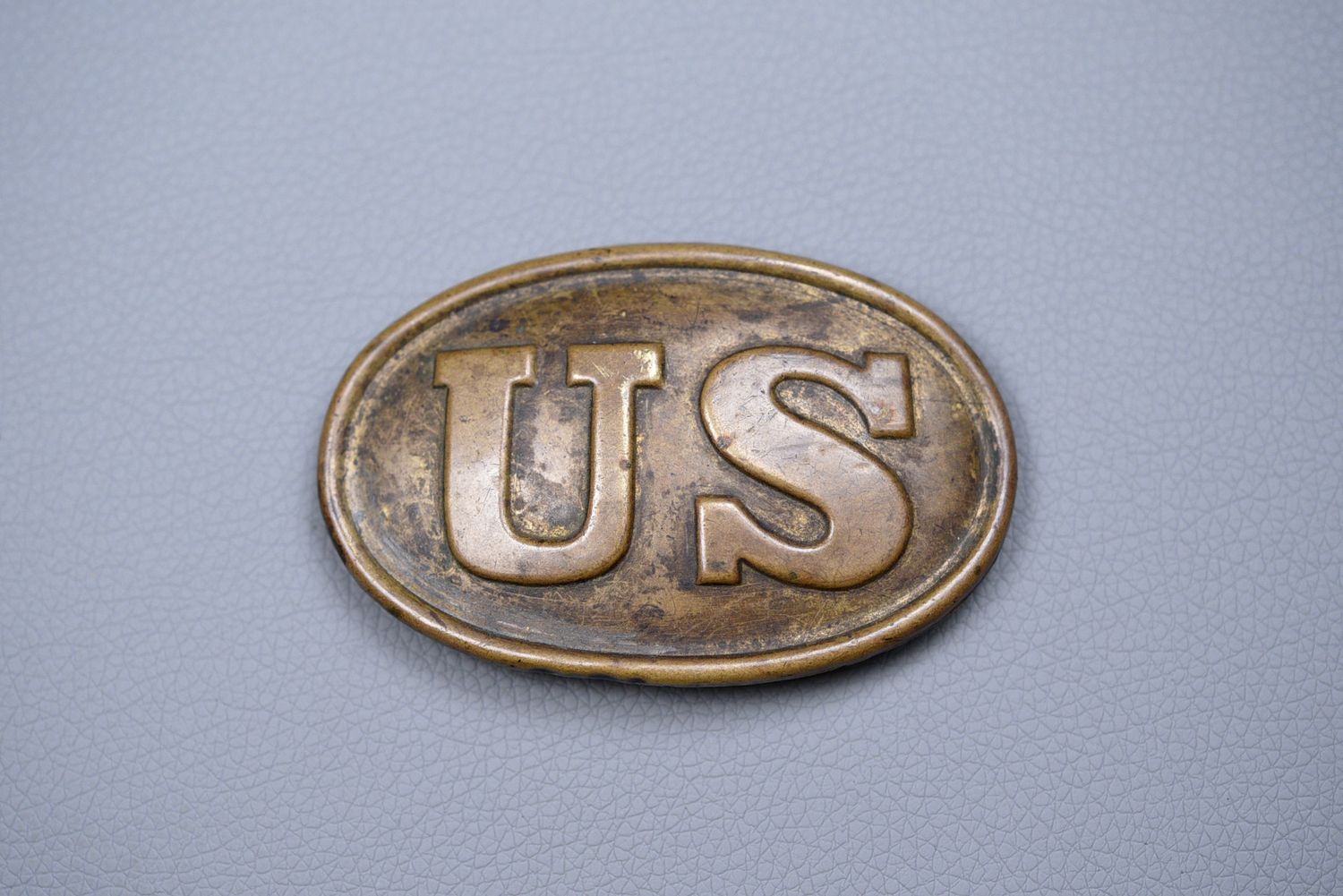 CIVIL WAR OVAL US BUCKLE w/PUPPY PAW HOOKS - NON DUG CIVIL WAR OVAL US BUCKLE w/PUPPY PAW HOOKS - NON DUG