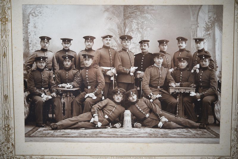 WWI GERMAN SOLDIERS ORIGINAL GROUP PHOTO - DATED 1904