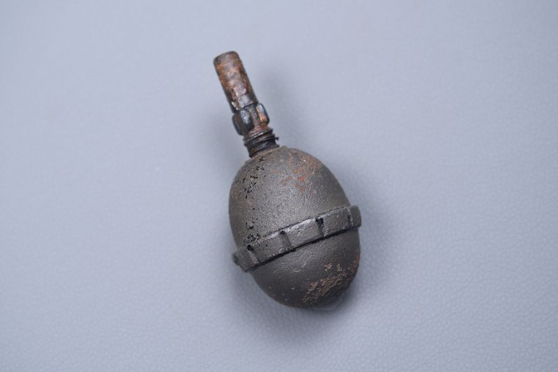 WWI GERMAN MODEL 17 EIERHANDGRANATE - INERT WWI GERMAN MODEL 17 EIERHANDGRANATE - INERT