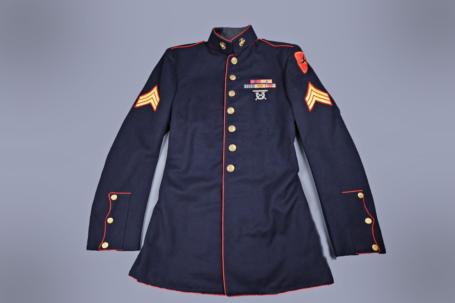 WWII U.S. MARINE CORPS 3rd MARINE DIVISION DRESS BLUE JACKET 