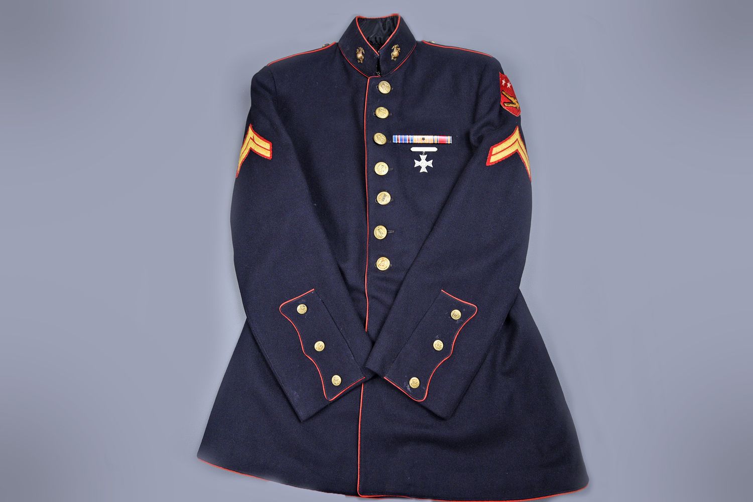 WWII U.S. MARINE CORPS V AMPHIBIOUS FORCE DRESS BLUE JACKET