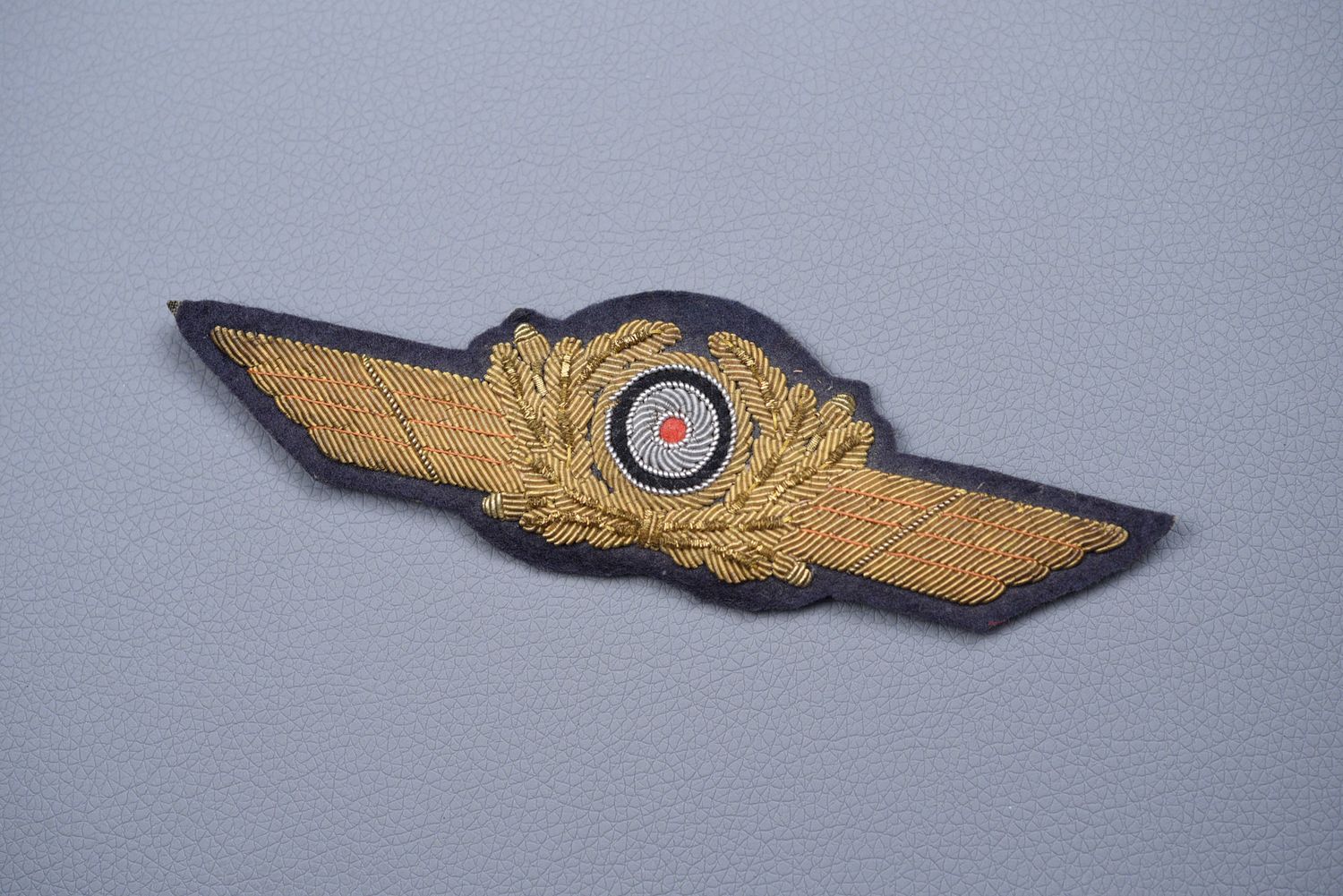 WWII GERMAN LUFTWAFFE GENERALS VISOR HAT INSIGNIA